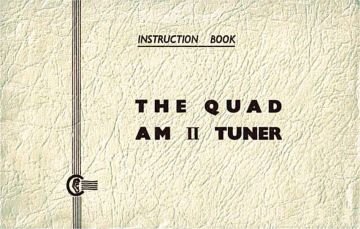 Quad_Acoustical-_AM2_AM2 Tuner_AMII ;Tuner-1960.Tuner preview